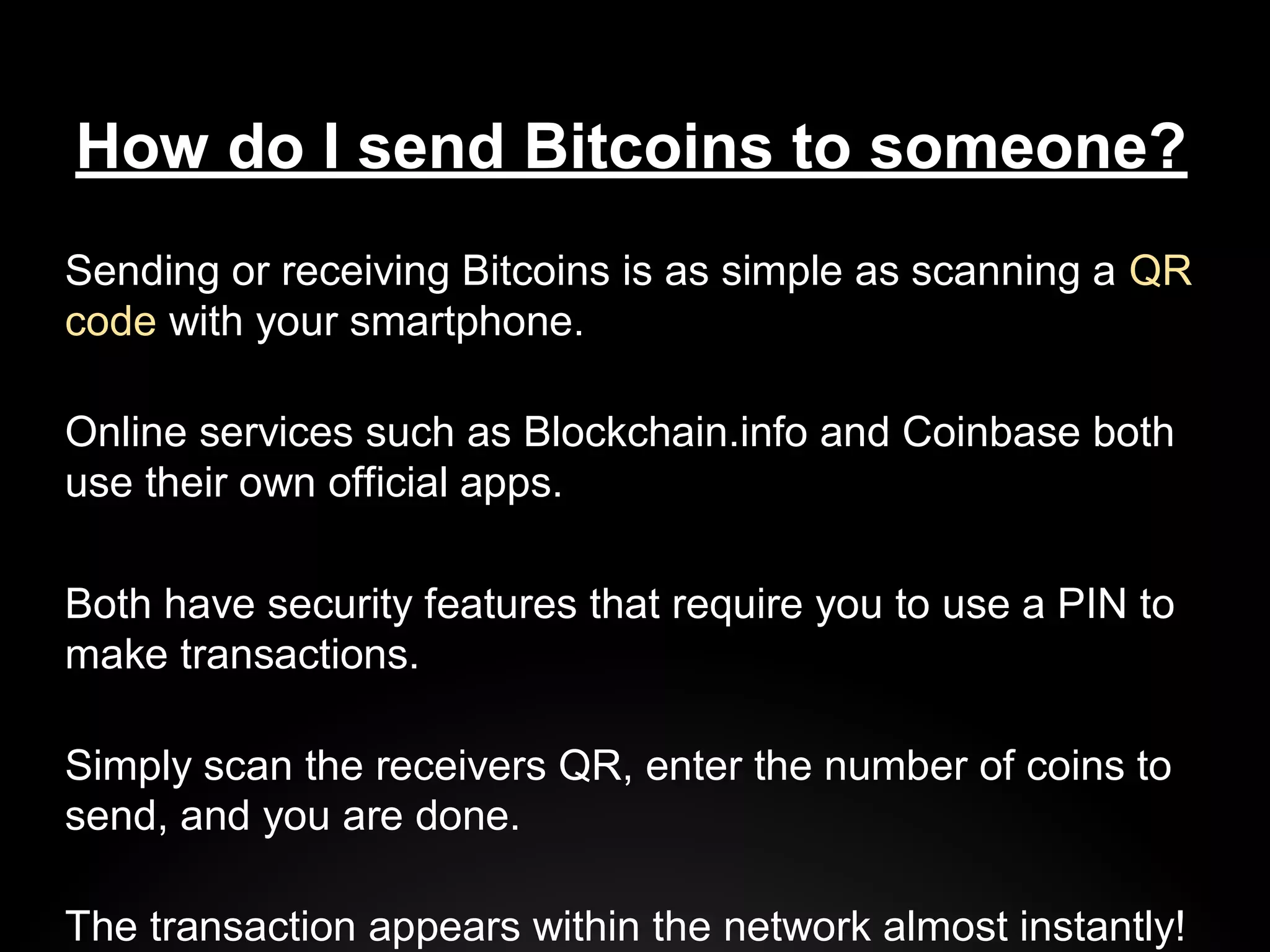 Bitcoin presentation | PDF