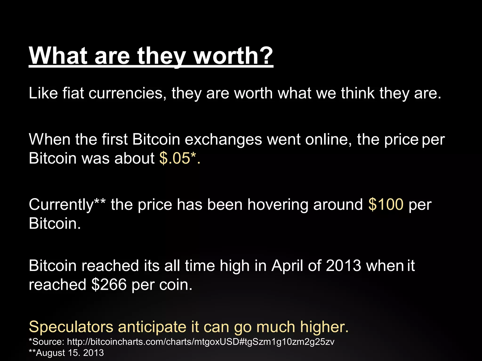 Bitcoin presentation | PDF
