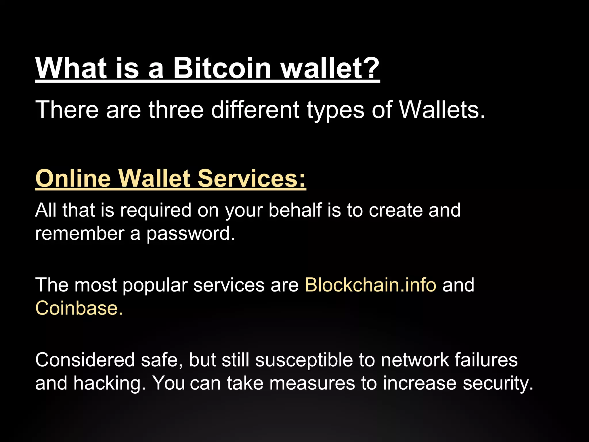 Bitcoin presentation | PDF