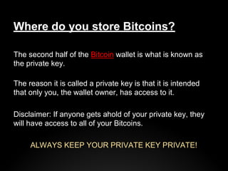 Bitcoin presentation | PDF