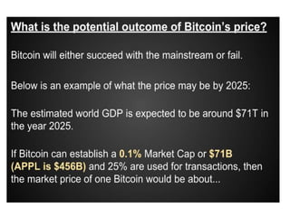 Bitcoin presentation slides