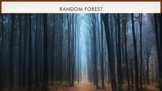 RANDOM FOREST
 