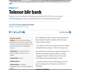 Telenor Bank
 
