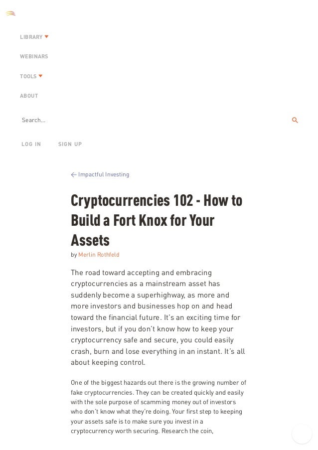 Bitcoin Security The Best Ways To Store Your Cryptocurrency - 