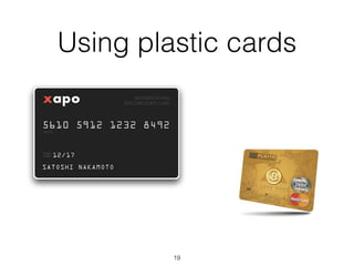 Using plastic cards
19
 