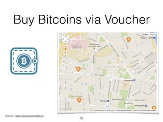 Buy Bitcoins via Voucher
Source: https://www.bitcoinbon.at
29
 