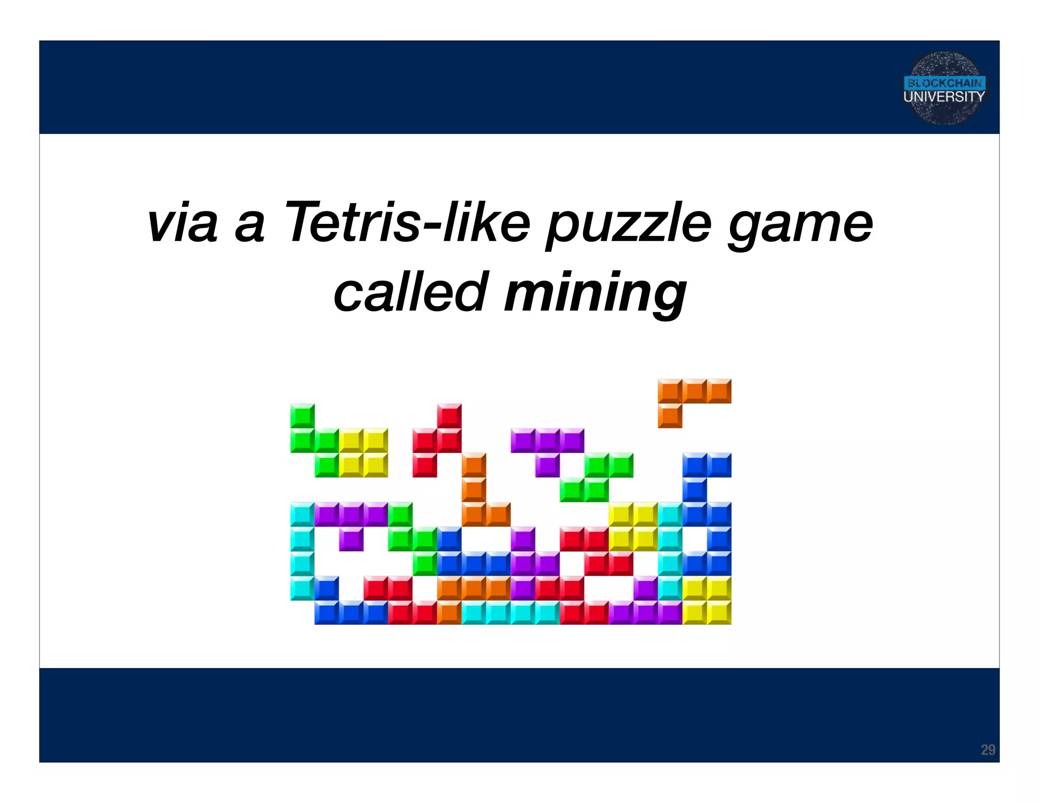 Hidden Transcript
via a Tetris-like puzzle game 
called mining
29
 