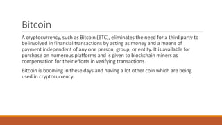 Bitcoin Transparency Using Blockchain.pptx