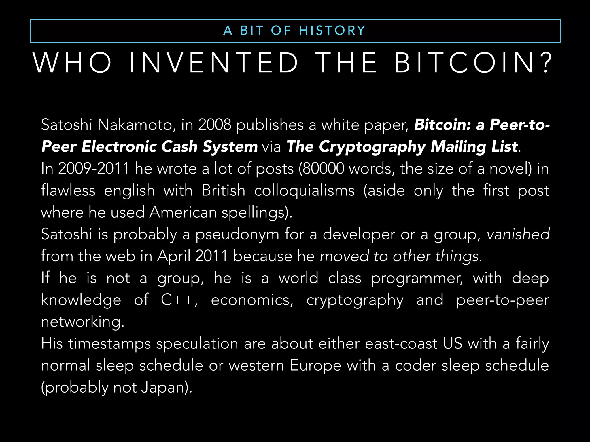 T H E F L O W - S I M P L E V I E W
T H E B I T C O I N F L O W ( 1 )
source: atlas-ats-powerpoint-indiegogo
 