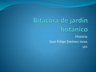 Historia
Juan Felipe Jiménez mora
901
 