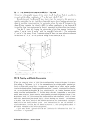 Bitácora de visión por computadora
13.2.1 The Affine Structure-from-Motion Theorem
13.2.2 Rigidity and Metric Constraints
 