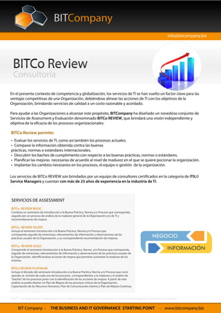 Modelo de Consultoría BITCo Review