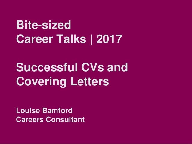 successful covering letter