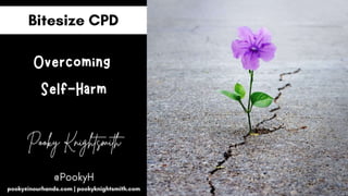 BITESIZE CPD - overcoming self-harm - PRESENETER F2F slides.pptx