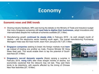 Economy
9
Economic news and SME trends
 Sharing industry feedback, MPs said during the debate on the Ministry of Trade an...