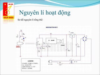 Nguyên lí hoạt động Sơ đồ nguyên lí tổng thể:  