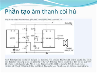 Phần tạo âm thanh còi hú 