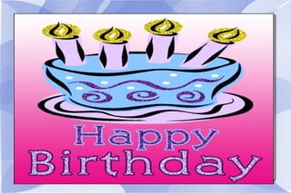 HAPPY BIRTHDAY