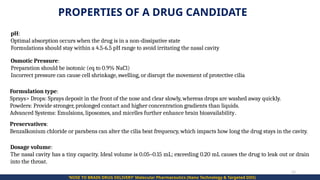 Nose to Brain Drug Delivery (Advancement 2026) | PPTX