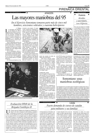 Sábado 30 de diciembre de 1995 nº 00 Tierra /9
PIRENAICA ORIENTAL
'"'''''''" ARAGON
Las mayores maniobras del 95
Huesca
Al...