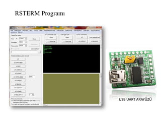 RSTERM Programı
USB UART 鴡ÜÜ
 