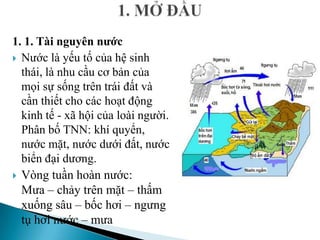 quản lý tài nguyên nước và công trình thủy điện sông mekong