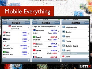 Mobile Everything
 
