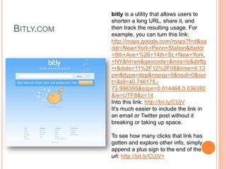 Bitly Tutorial | PPTX