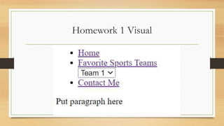 Homework 1 Visual
 