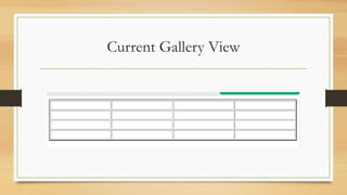 Current Gallery View
 