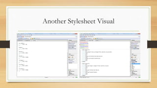 Another Stylesheet Visual
 