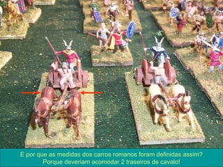 E por que as medidas dos carros romanos foram definidas assim?
Porque deveriam acomodar 2 traseiros de cavalo!
 