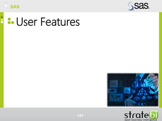 SAS
User Features
151
SAS
 