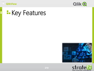QlikView
Key Features
210
QlikView
 