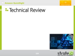 Amazon QuickSight
Technical Review
Amazon QuickSight
235
 
