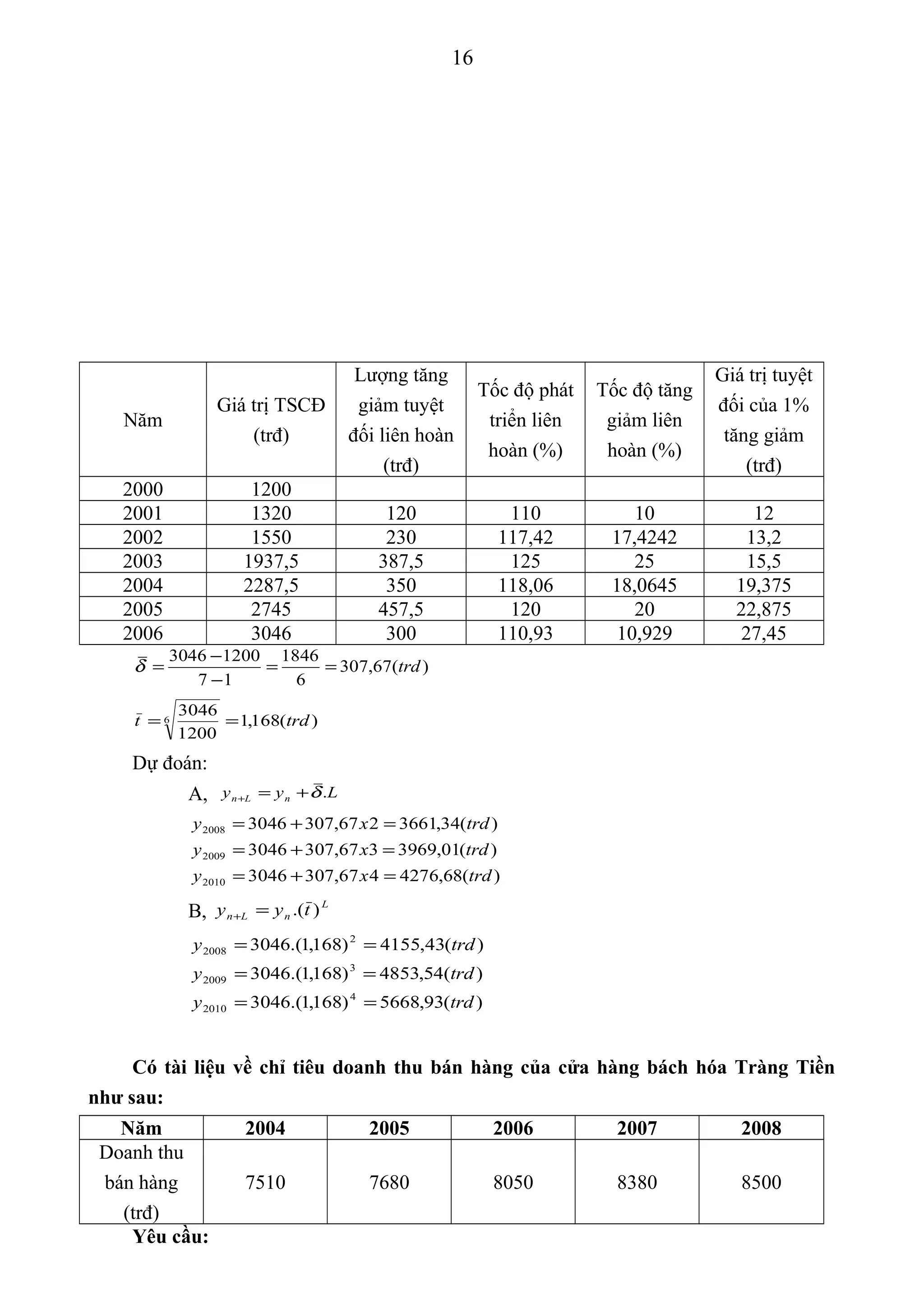 Bài tập nguyên lý thống kê có đáp án (1) | DOC