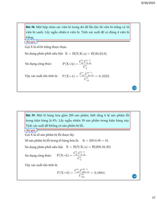 Comprehensive Probability and Statistics Exercises with Solutions | PDF