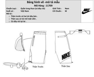 Bài tập xây dựng bộ tài liệu kỹ thuật ngành may dạng đầy đủ