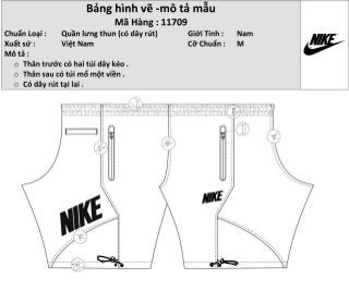 Bài tập xây dựng bộ tài liệu kỹ thuật ngành may dạng đầy đủ