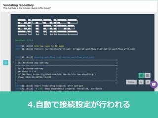 4.自動で接続設定が行われる
 