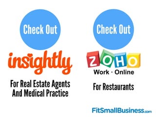 For RestaurantsFor Real Estate Agents
And Medical Practice
Check Out Check Out
 