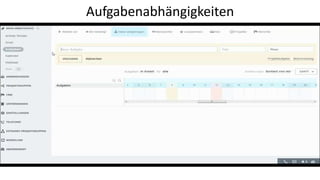 Aufgabenabhängigkeiten
 