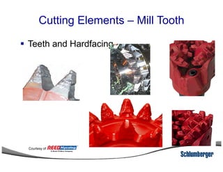 Cutting Elements – Mill Tooth
Teeth and Hardfacing
Courtesy of
 