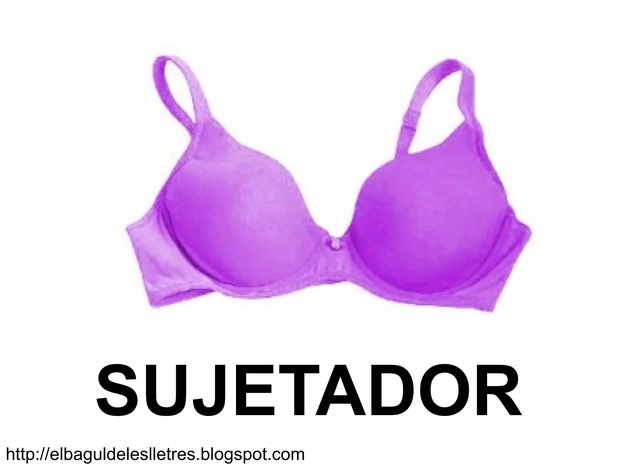 SUJETADOR
http://elbaguldeleslletres.blogspot.com
 