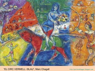“EL CIRC VERMELL i BLAU”, Marc Chagall
 