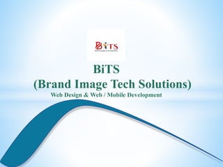 BiTS
(Brand Image Tech Solutions)
Web Design & Web / Mobile Development
 