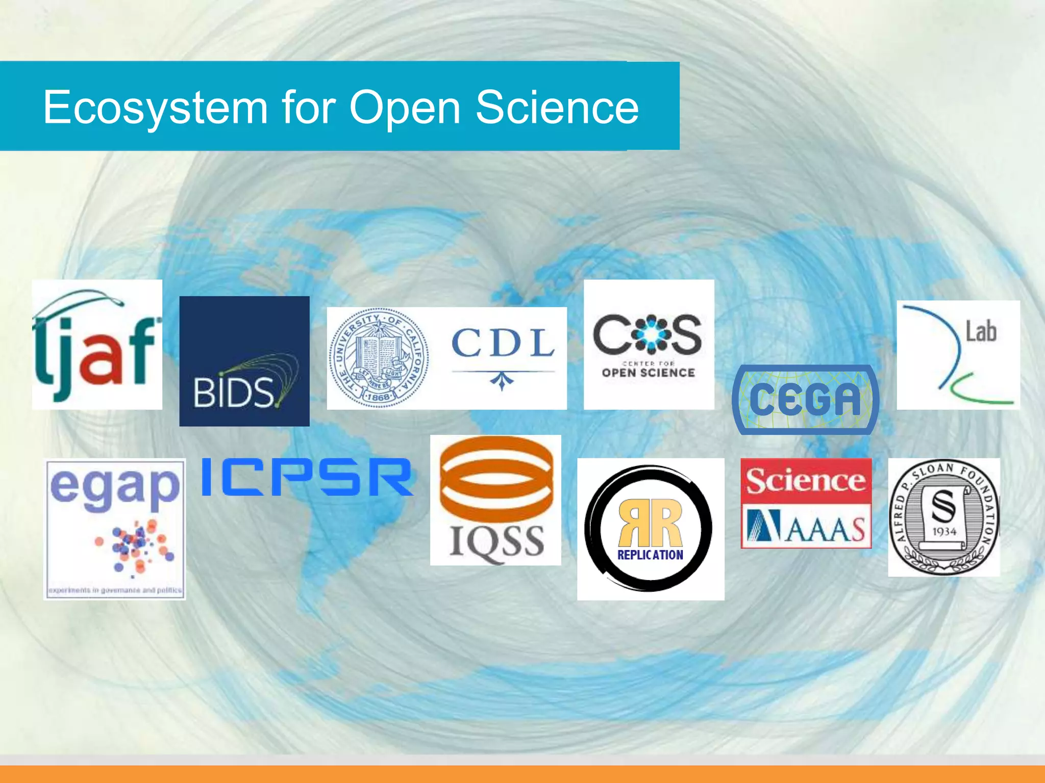 Ecosystem for Open Science
 