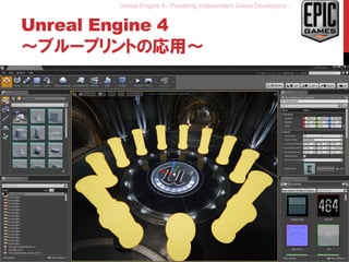 Unreal Engine 4 - Powering Independent Game Developers -
Unreal Engine 4
～ブループリントの応用～
24
 