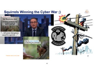Presenter name | Event | Date 01
37
Squirrels Winning the Cyber War ;)
45
 