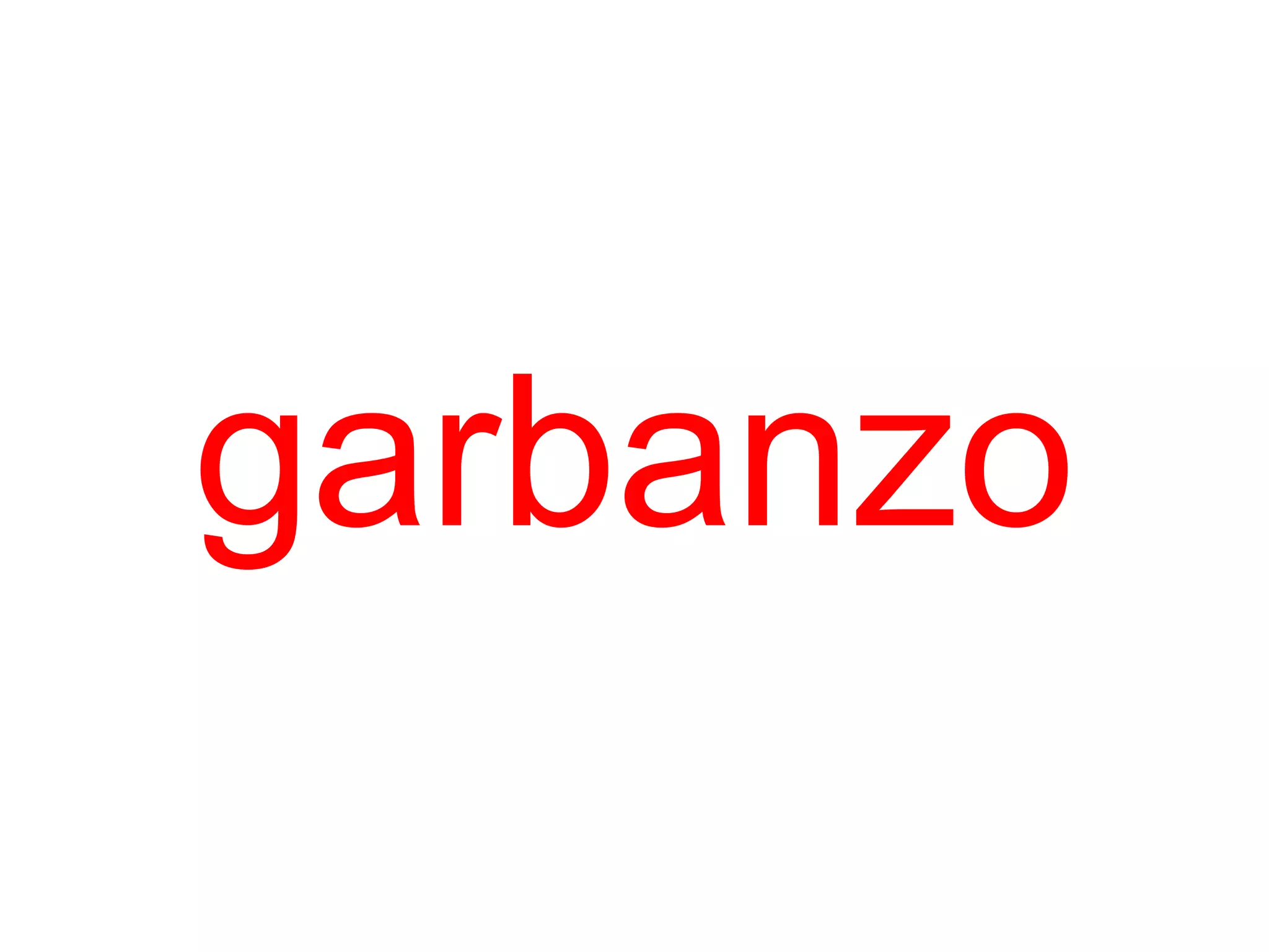 garbanzo